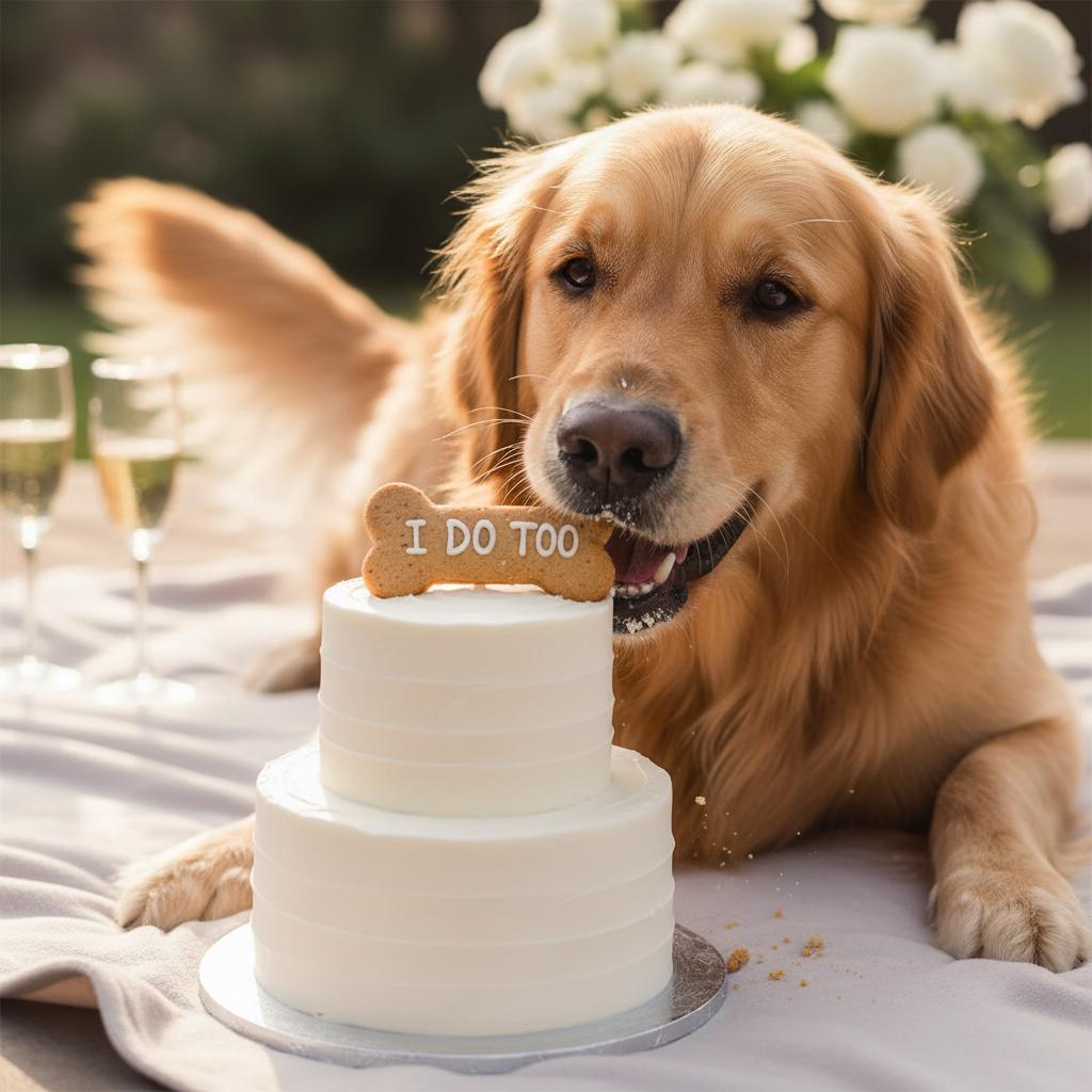 "I Do Too" Cake