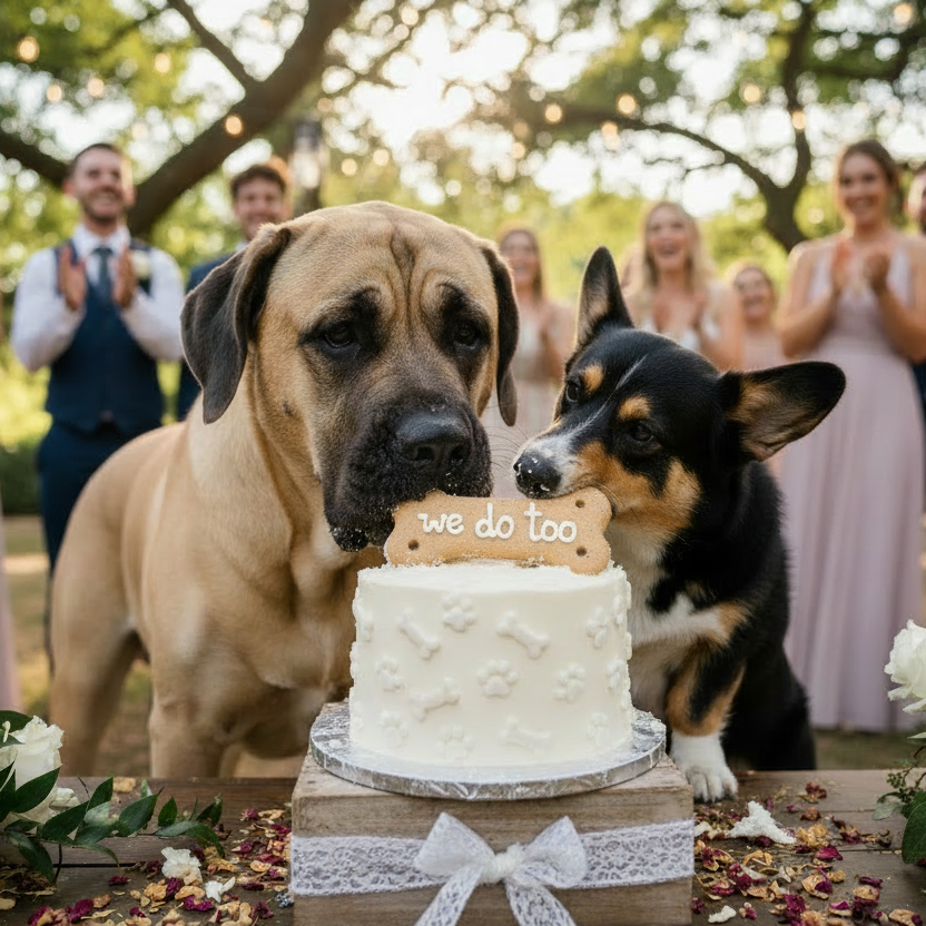 "I Do Too" Cake